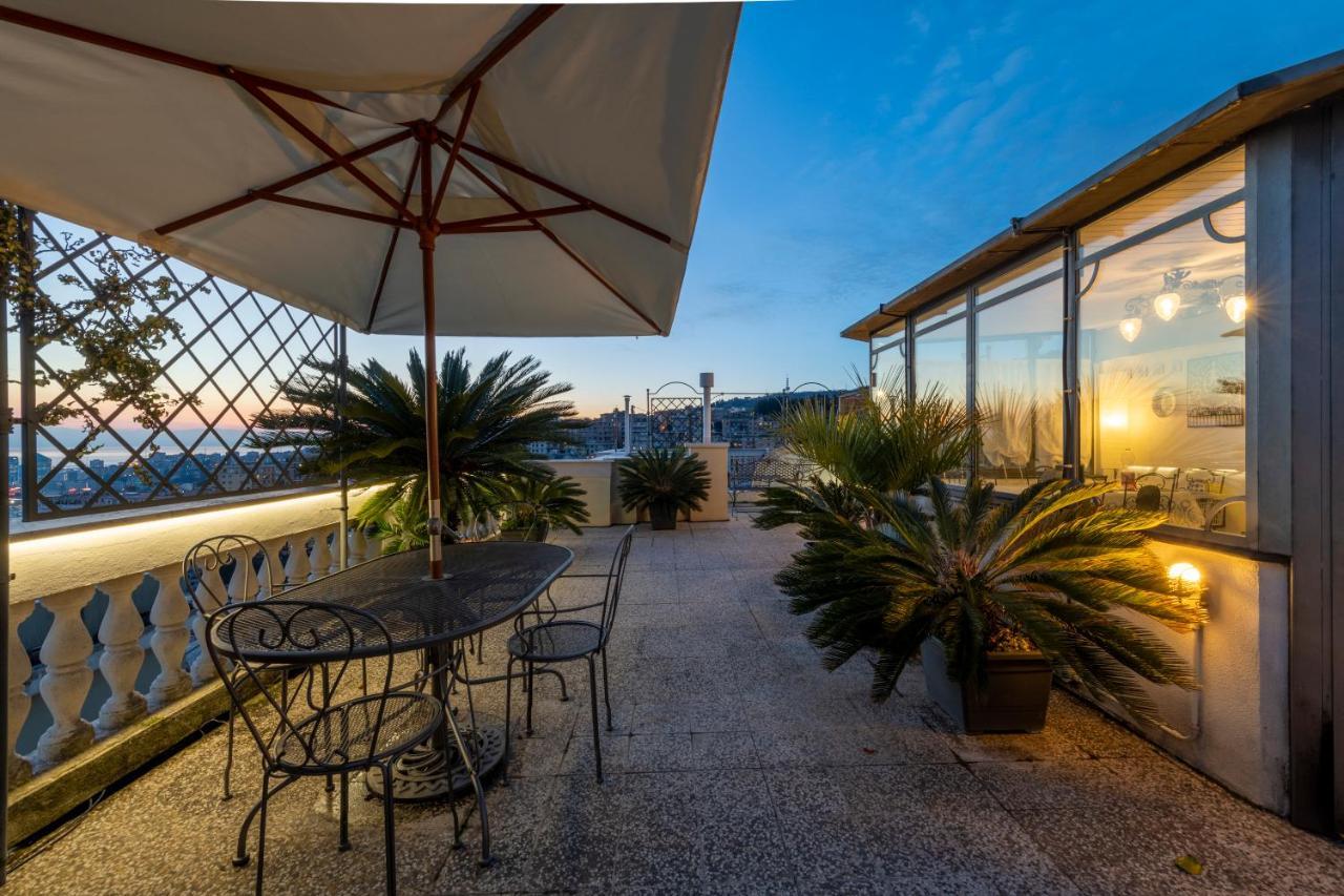 Ferienwohnung Castelletto Exclusive Terrace Penthouse Genua Exterior foto
