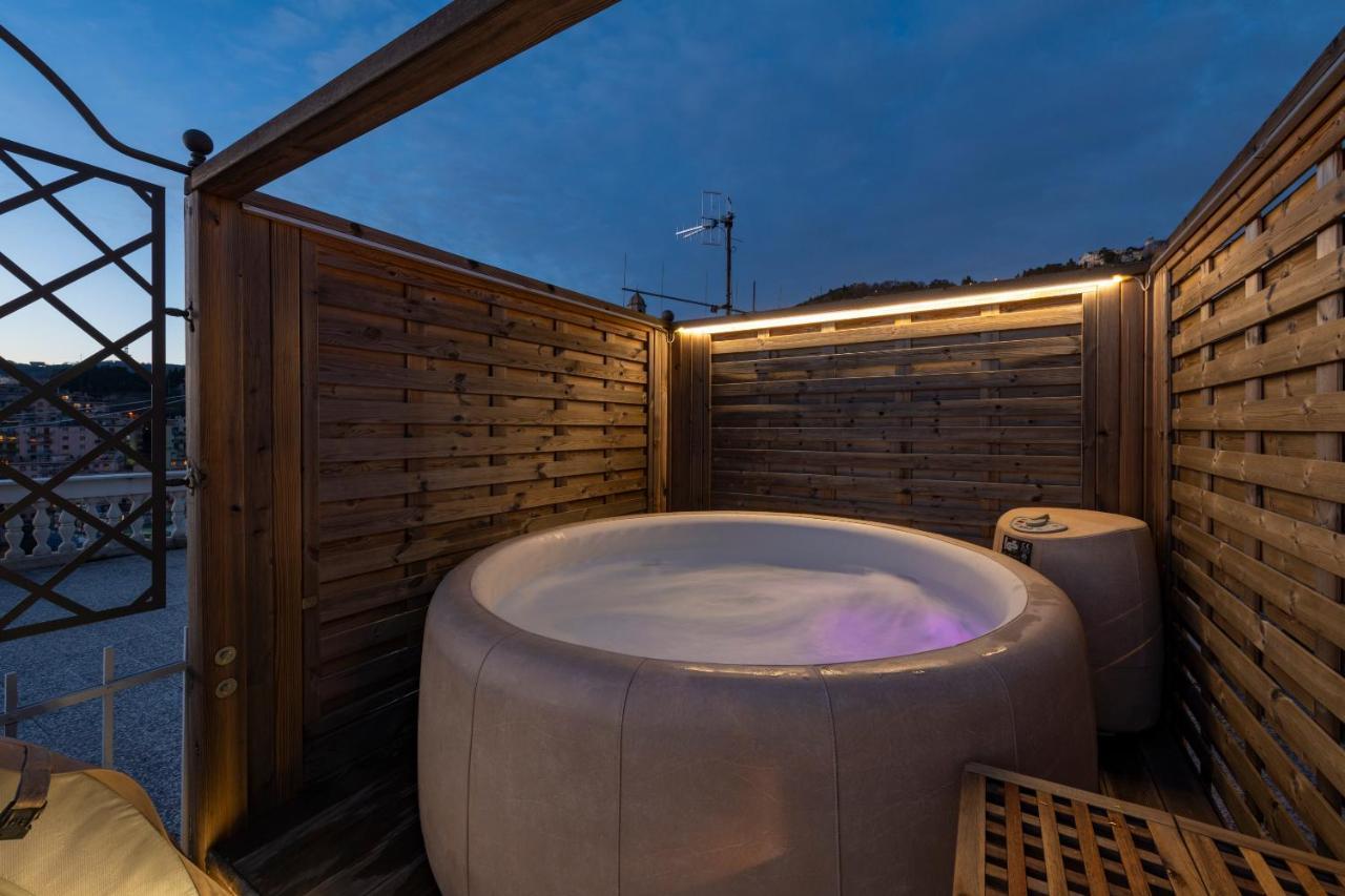 Ferienwohnung Castelletto Exclusive Terrace Penthouse Genua Exterior foto