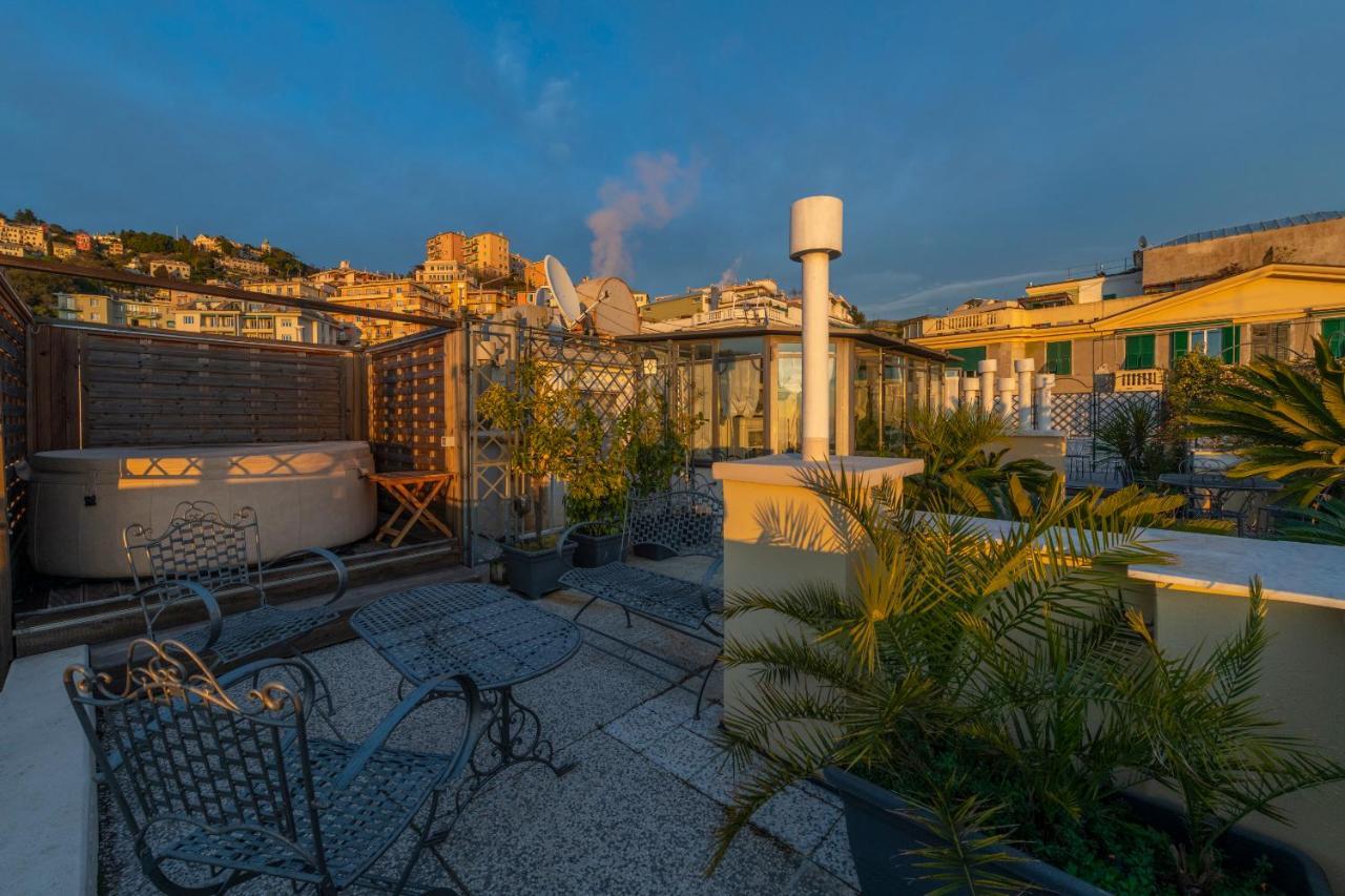 Ferienwohnung Castelletto Exclusive Terrace Penthouse Genua Exterior foto