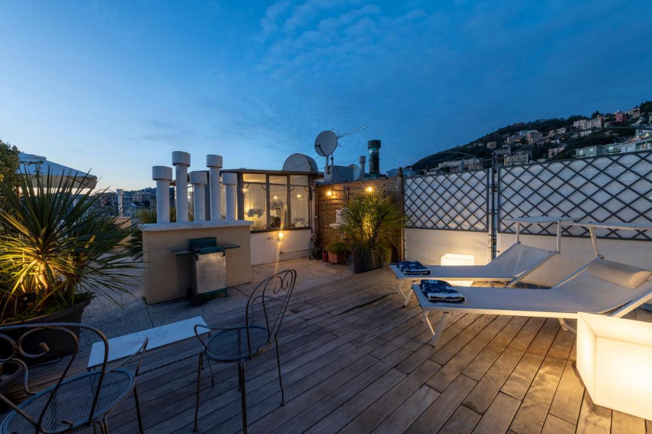 Ferienwohnung Castelletto Exclusive Terrace Penthouse Genua Exterior foto